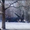 VIDEO | Narva jõe taga tähistatakse sõjatehnika väljanäitusega Punaarmee 100. aastapäeva