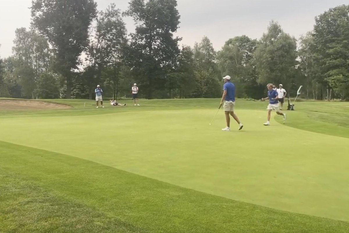 VIDEO | Vägev tagasitulek: kaotusseisust pääsenud Eesti golfimehed võitsid EMi veerandfinaali lisaradadel