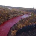 Venemaal Norilski ümbruses värvusid jõed punaseks
