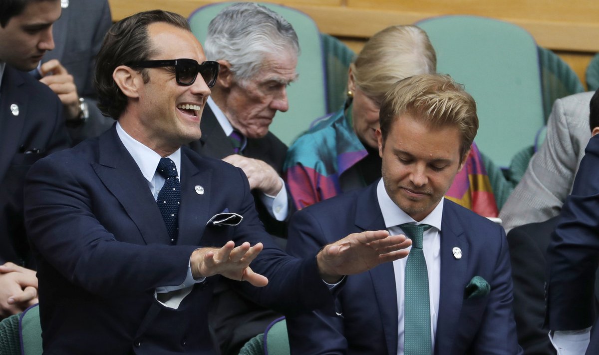 Jude Law ja Nico Rosberg