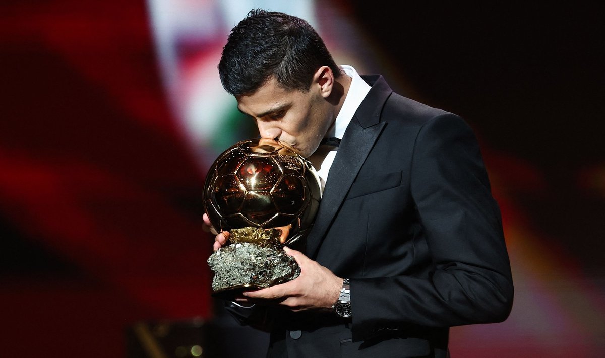 Rodri krooniti Ballon d´Ori võitjaks.