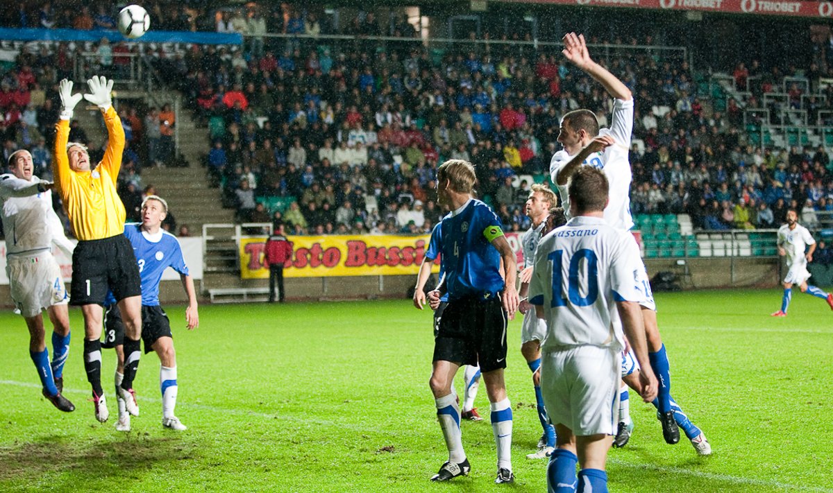 Eesti - Itaalia EM-valikmäng 2010. aastal