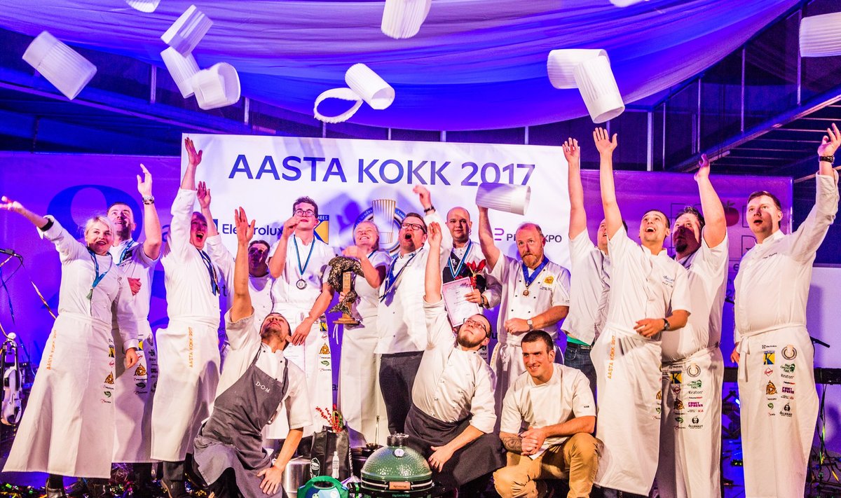 Eesti Aasta Kokk 2017 lõputseremoonia.