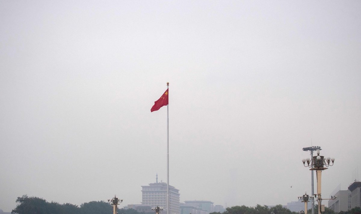 Hiina lipp Tiananmeni väljakul