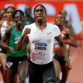 Esimest korda võistlusel 400 meetrit jooksnud Caster Semenya püstitas kohe rahvusrekordi