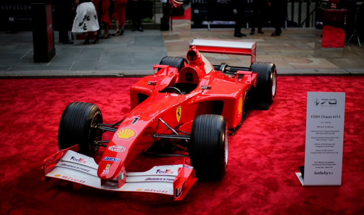 Ferrari, millega Michael Schumacher sai oma viimase võidu Monacos