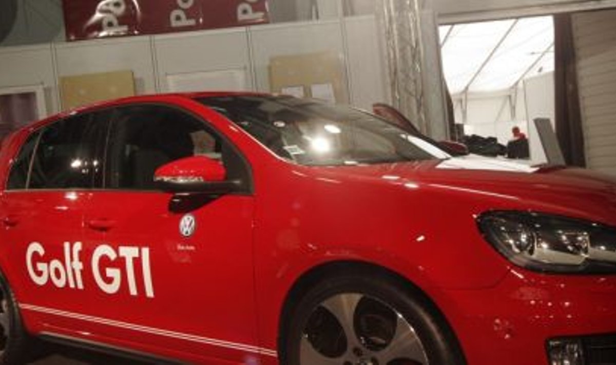 Uus VW Golf GTI on üks maiuspala, mida näitusel vahetult kaeda saab