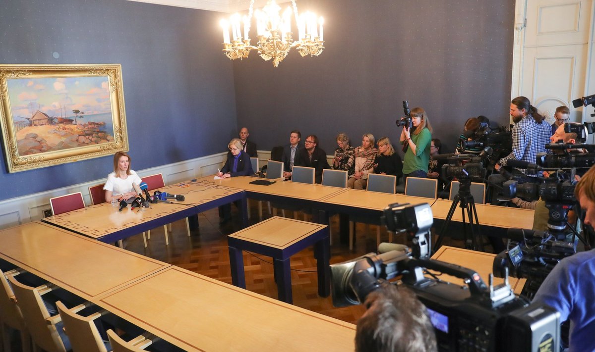 Kaja Kallas esitas riigikogule oma valitsemise alused