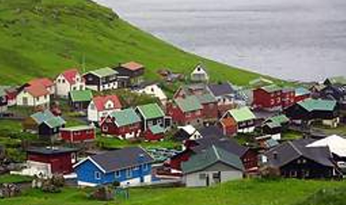 Fääri maastik: Väiksed värvilised külad. Andres Karjus