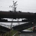 ВИДЕО: В Донецкой области взорвали железнодорожный мост вместе с поездом