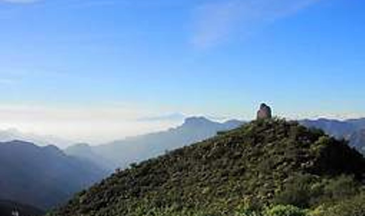 Mägismaastik: horisondil paistab Tenerife saare monstrumvulkaan El Teide. Erkki Otsman
