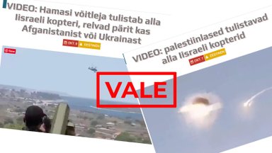 FAKTIKONTROLL | Need videod pärinevad videomängust ja ei ole seotud Iisraeli-Hamasi sõjaga