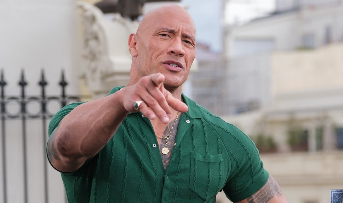 Actor Dwayne Johnson poses during the photocall in Madrid, Spain - 19 Oct 2022