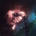 ФОТО и ВИДЕО: Ночью на Коплиских линиях горели заброшенные дома