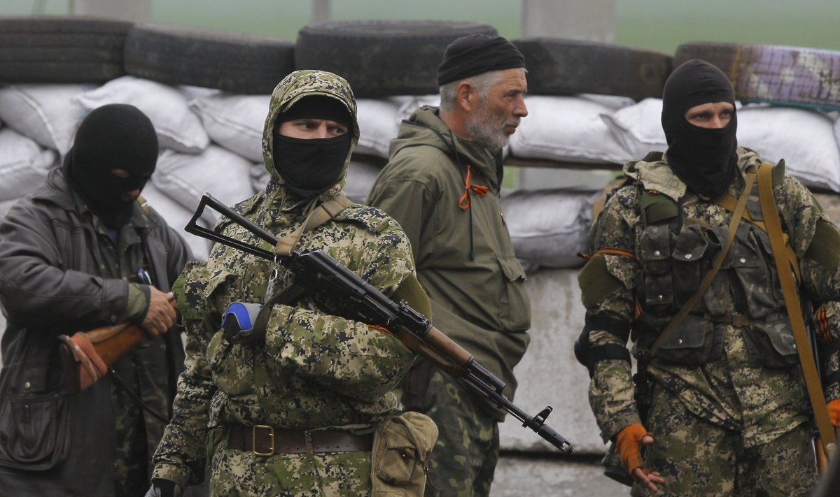 Masked Russian-backed rebels in Eastern Ukraine
