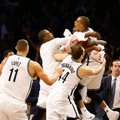 VIDEO: Brooklyn Nets pani lõpusekundi kolmesega peo püsti, Cavaliers kaotas Pistonsile