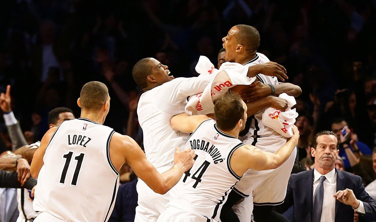 Brooklyn Netsi mängijatel on põhjust rõõmustamiseks