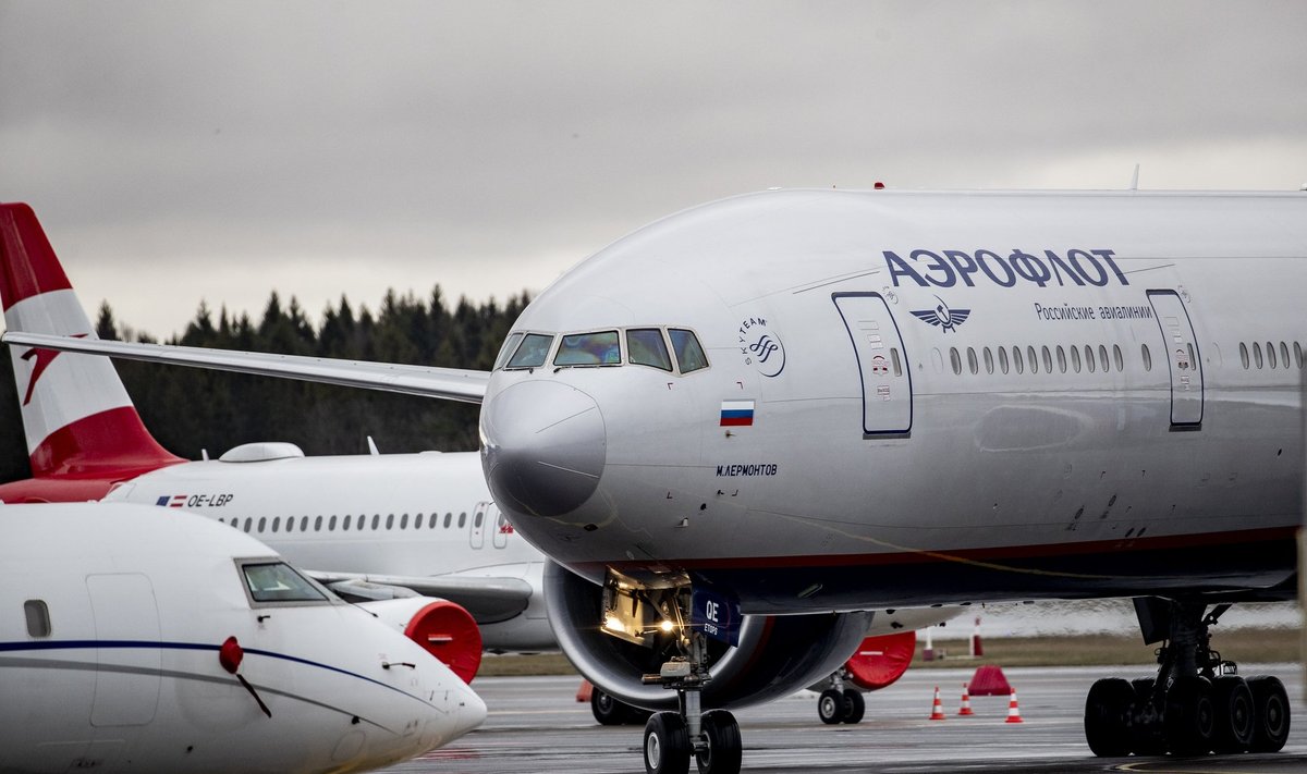 Aeroflot maandus 16.04.2020