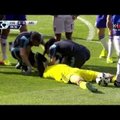 VIDEO: Tohutu kokkupõrge: Chelsea väravavaht lõpetas haiglas
