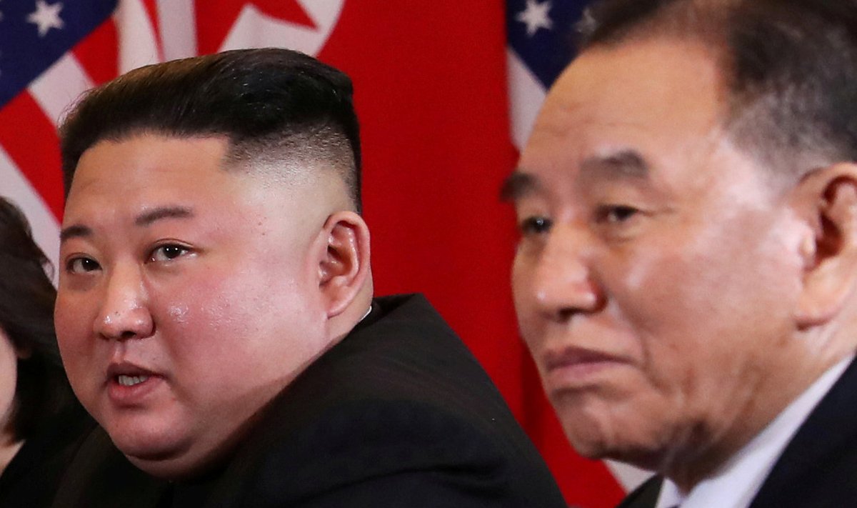 Kim Jong-un ja Kim Yong-chol