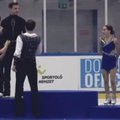ВИДЕО | Украинские фигуристы отказались поздравлять российскую пару из Грузии с победой на Гран-при