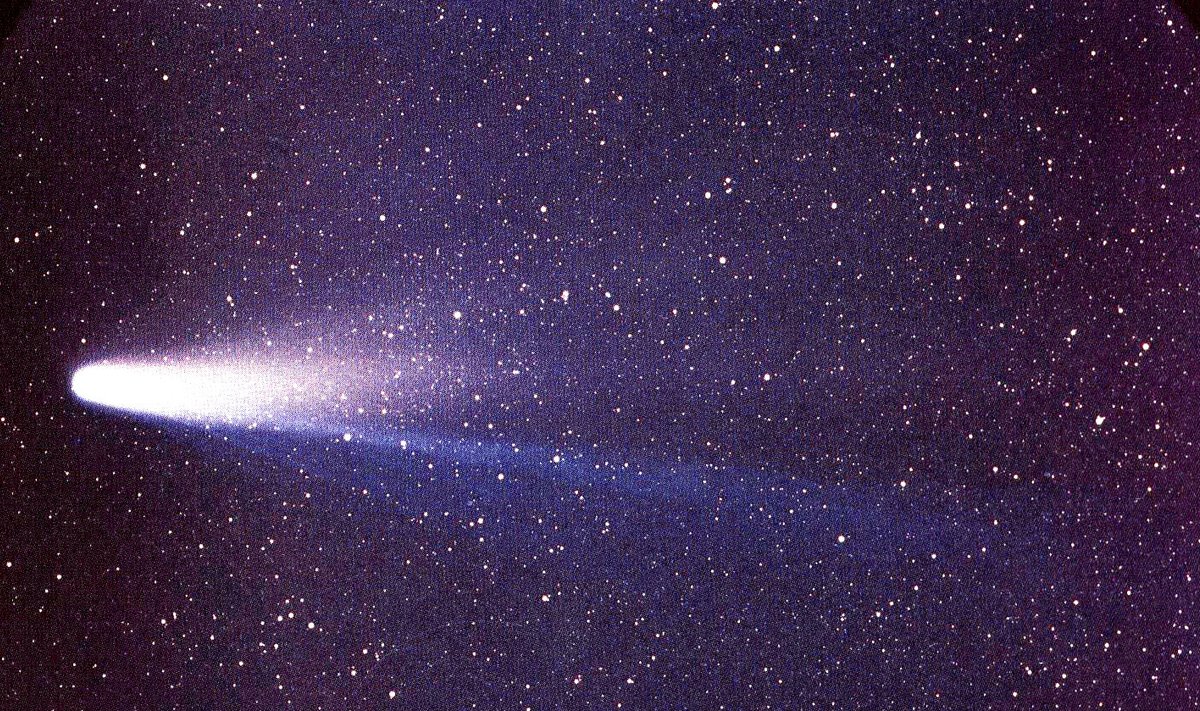 Halley komeet 1986. aastal. (Foto: NASA)