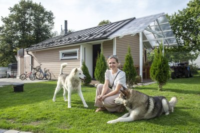 Saunamajas on nii mõnus olla, et koli või sinna elama, tõdeb Annika.