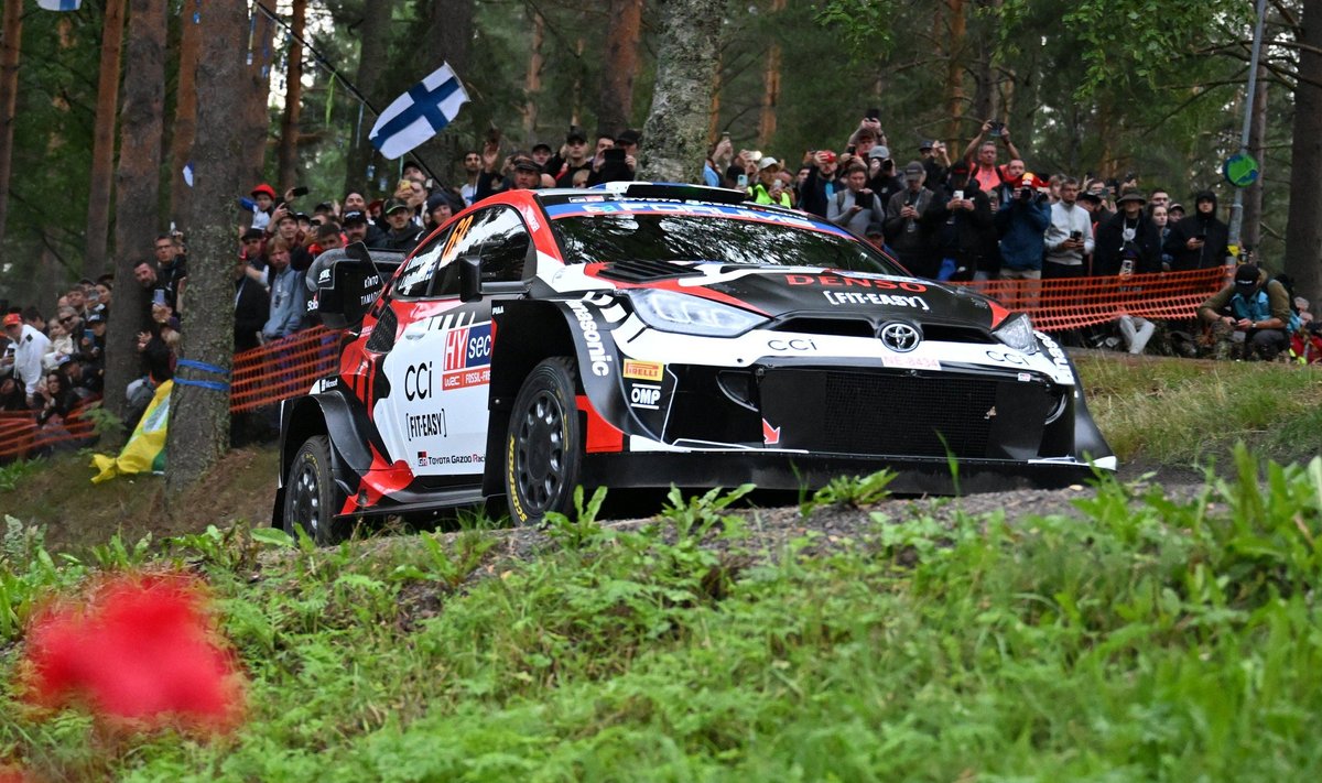 Kalle Rovanperä Soome ralli sai kurva lõpu.