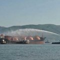 Marmara merel lahvatas põlema naftatanker