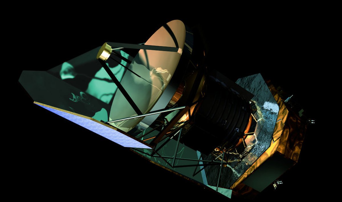 Kunstniku nägemus Herscheli kosmoseteleskoobist. Foto: ESA