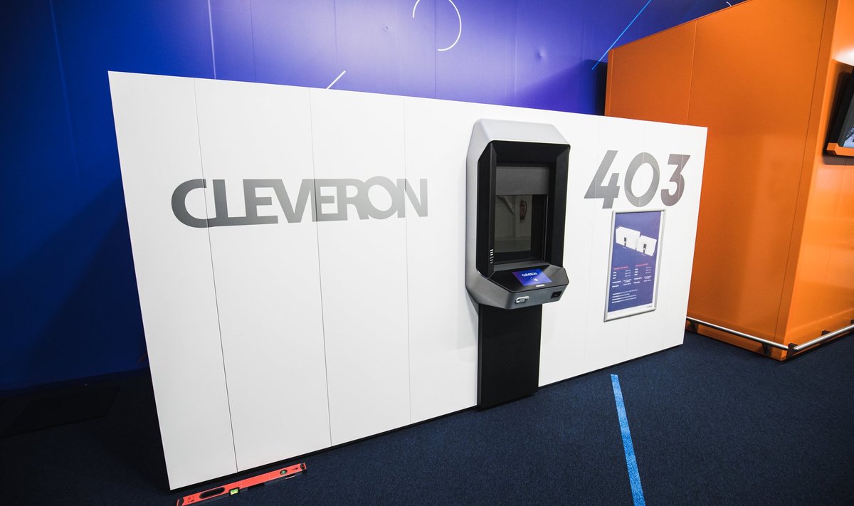Cleveroni pakiautomaat.