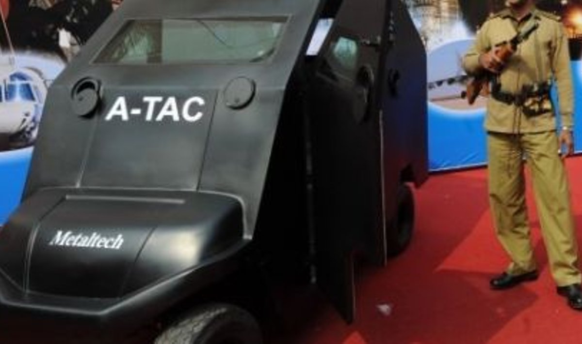 A-TAC on kuuli- ja granaadikindel. Foto Raveendran, AFP
