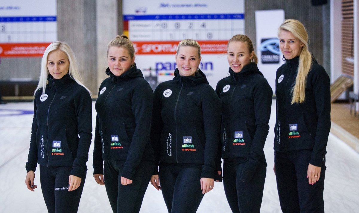 EM-il võistlev Eesti curlingunaiskond
