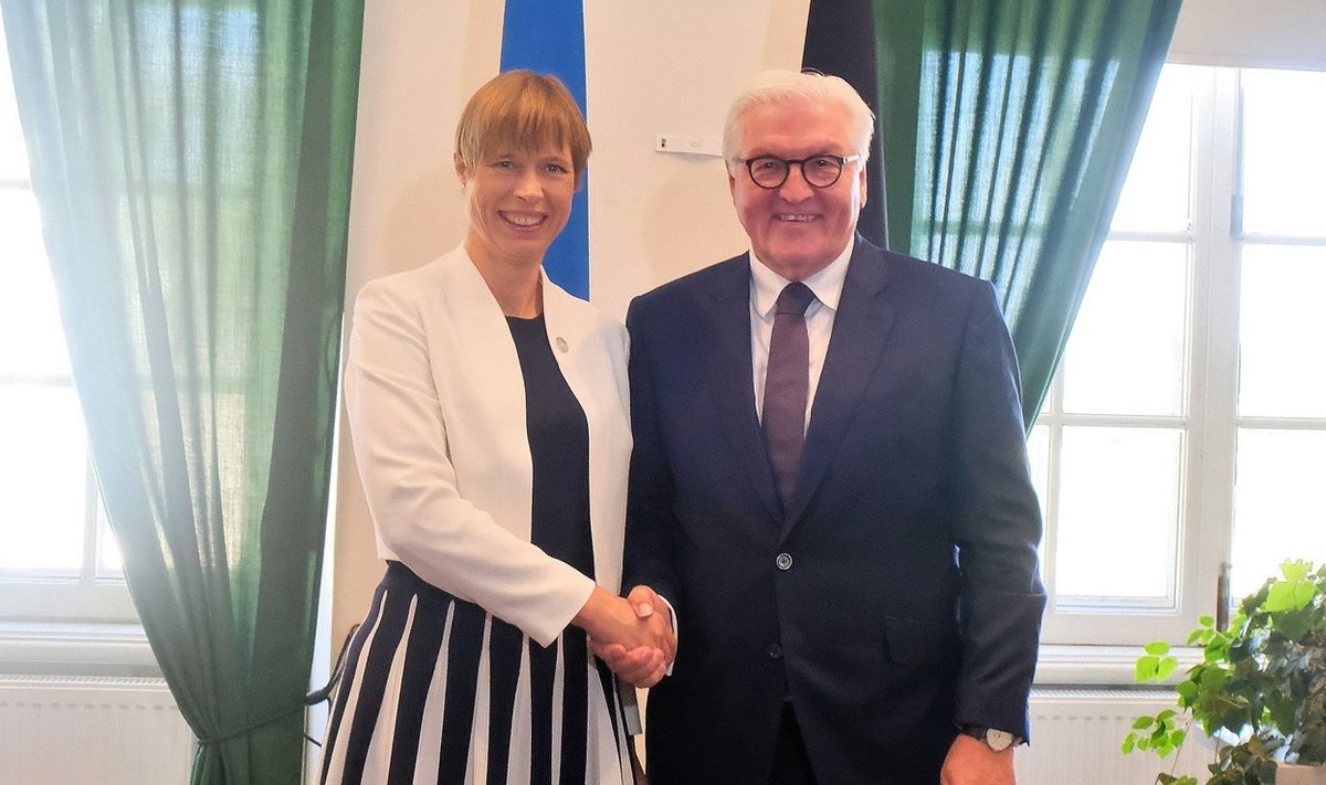 Kaljulaid kohtus Lätis Steinmeieriga