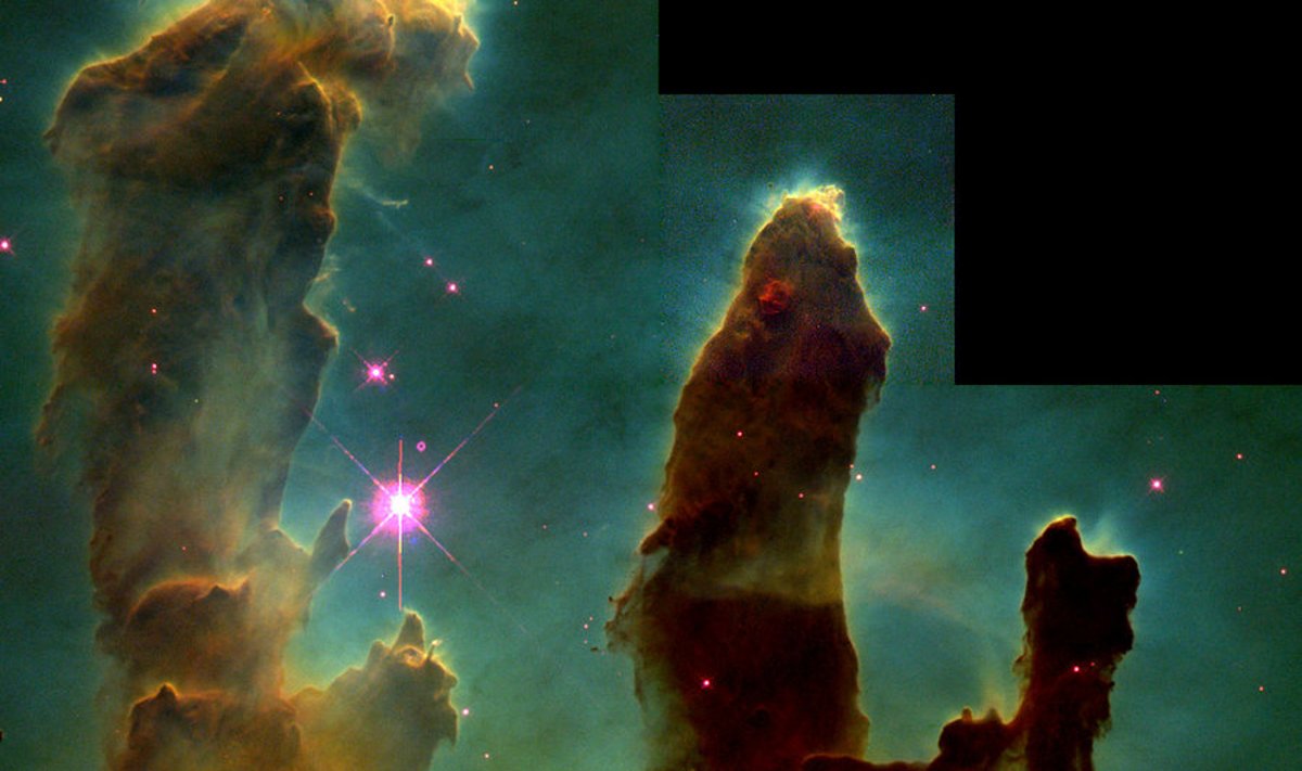 Kotka udukogu läbi Hubble kosmoseteleskoobi. Foto: spacetelescope.org