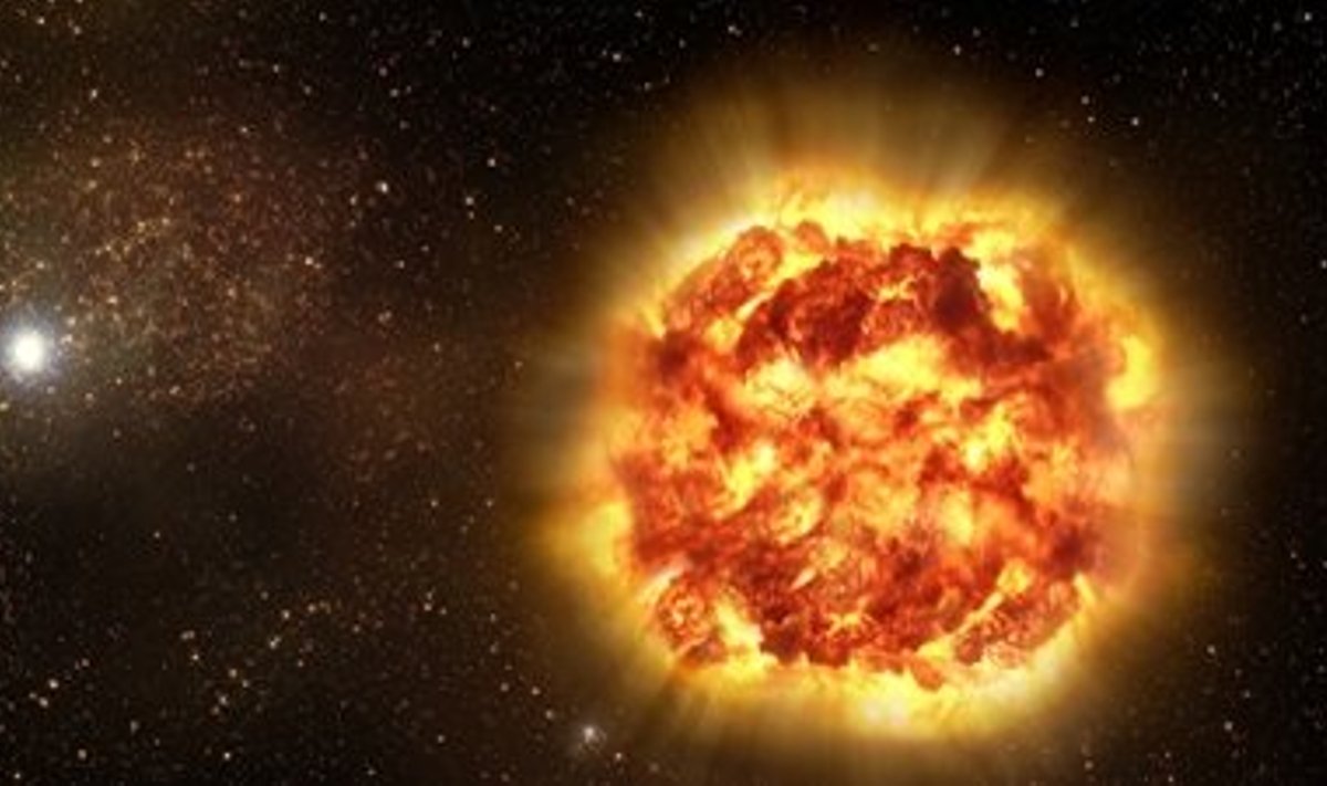 Seni tuntud supernoovad jäävad uue supernoova klassi esindajate kõrval varju. Foto ESO