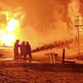 Venemaa Kurski oblastis puhkes suur põleng naftabaasis