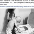 NUKKER FOTO | 5aastane tüdruk silitab hellalt oma väikevenna selga, kui too end peale rasket kemoteraapiat kehvasti tunneb