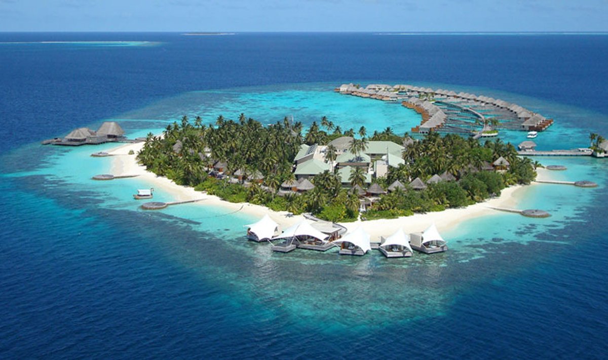 Maldiivide saared võivad peagi mere alla jääda. Foto: mymaldives.com