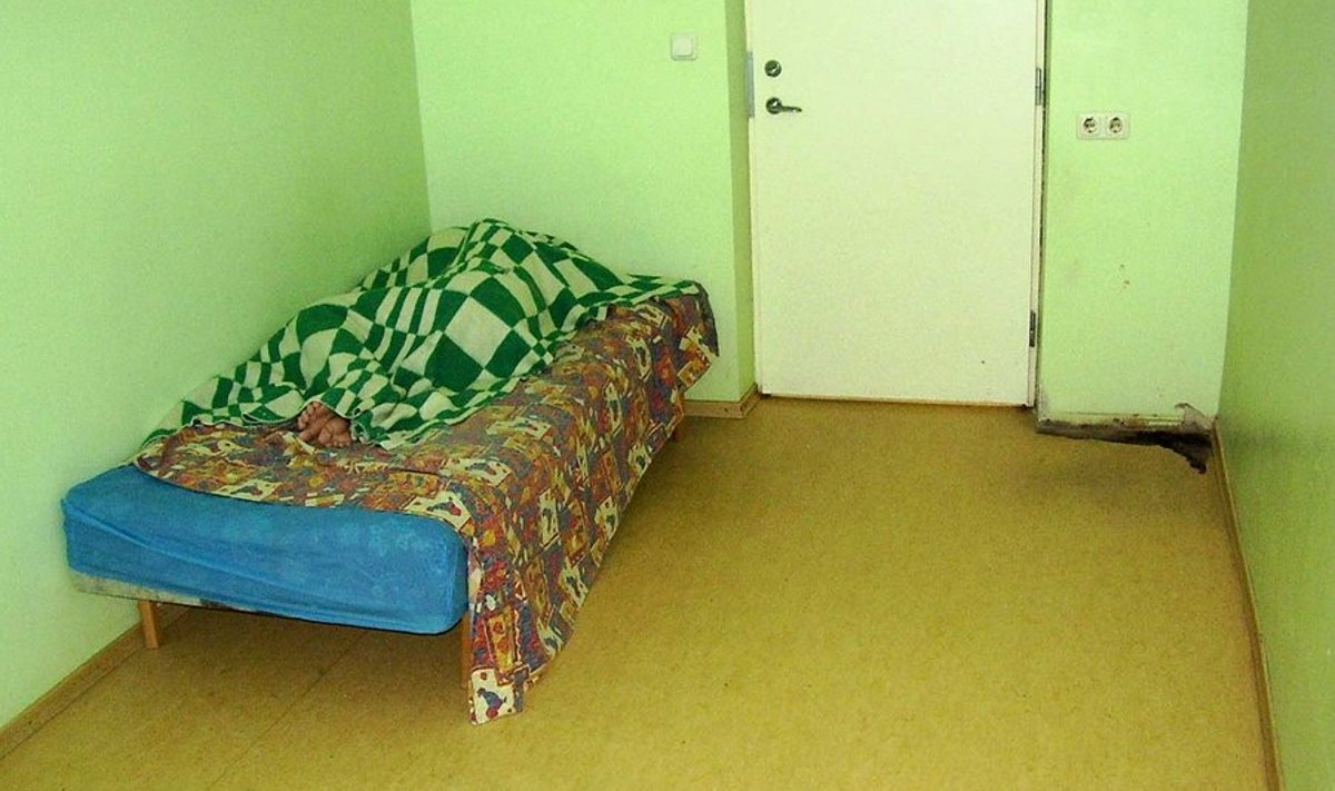Tüüpiline tuba hooldekodu kinnises osakonnas.