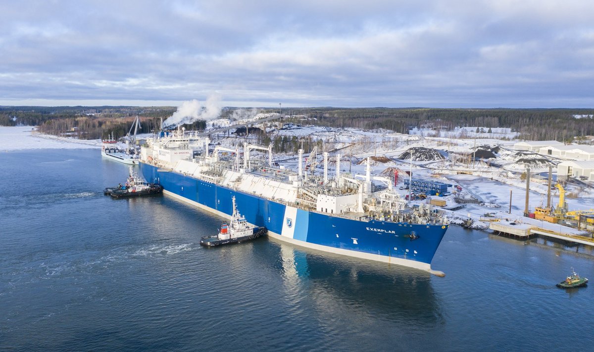 Eesti Gaas toob Soome Inkoo sadamasse kolm gaasilaeva.