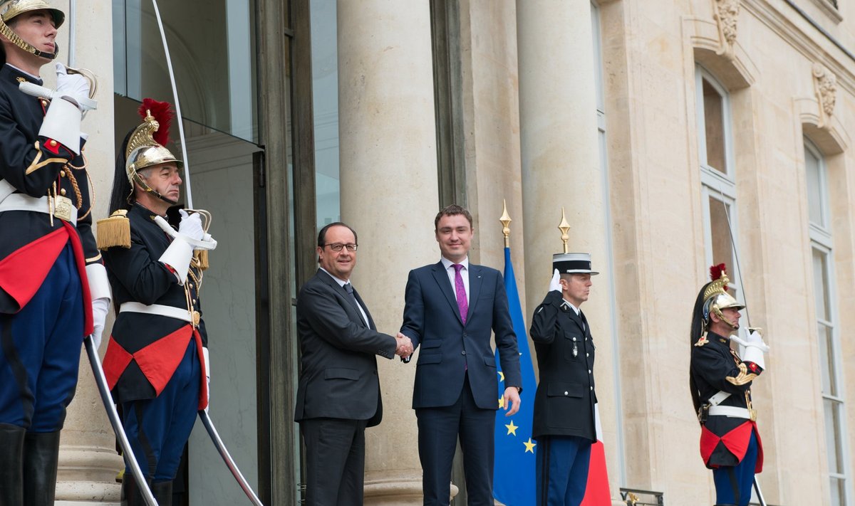 Taavi Rõivas ja Francois Hollande