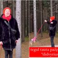Поведение литовского актера возмутило общественность: он устроил собачке „вертолет“, раскрутив ее на поводке