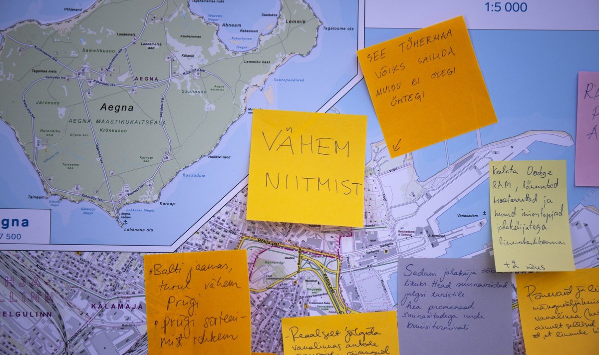 Linnaelanike ettepanekud, mida võiks Tallinna linnaruumis paremaks muuta.