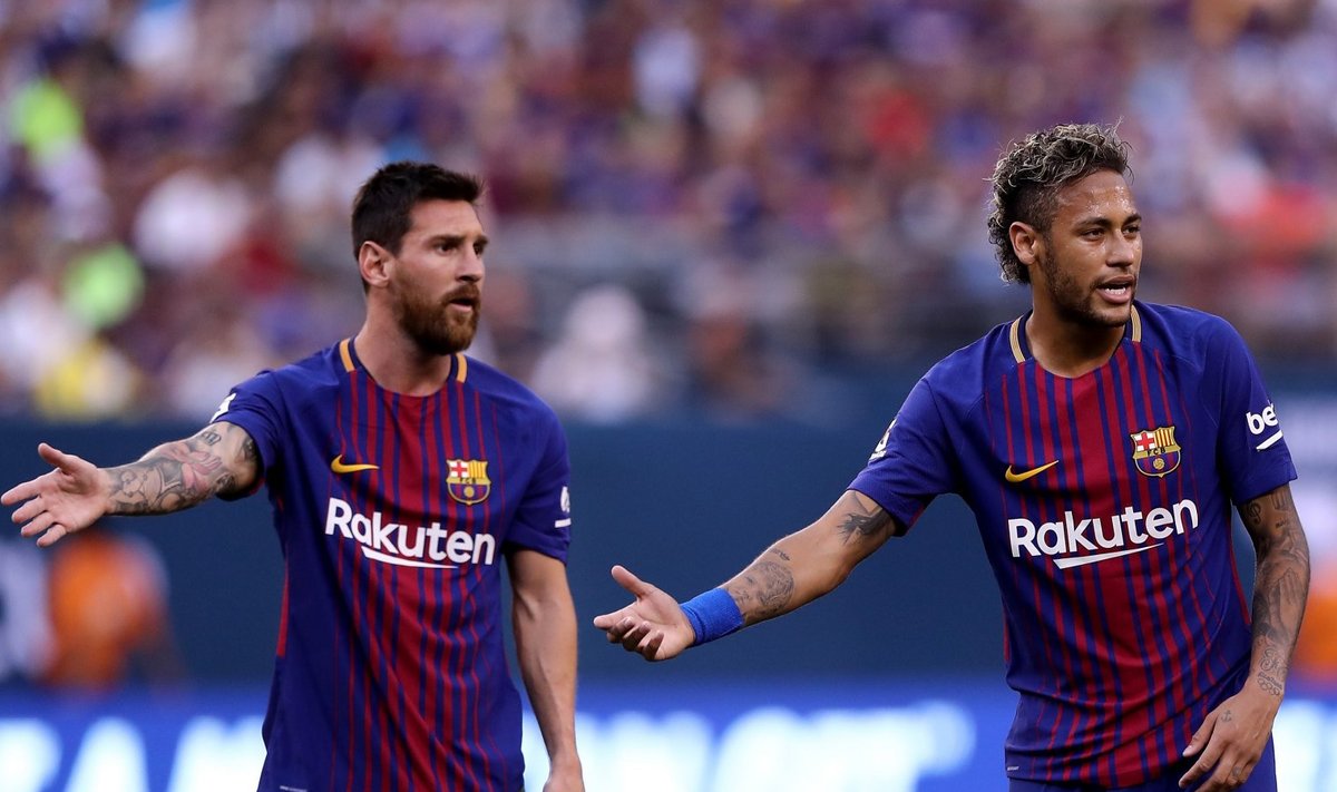 Lionel Messi ja Neymar said koos Barcelonas mängida aastatel 2013-2017.