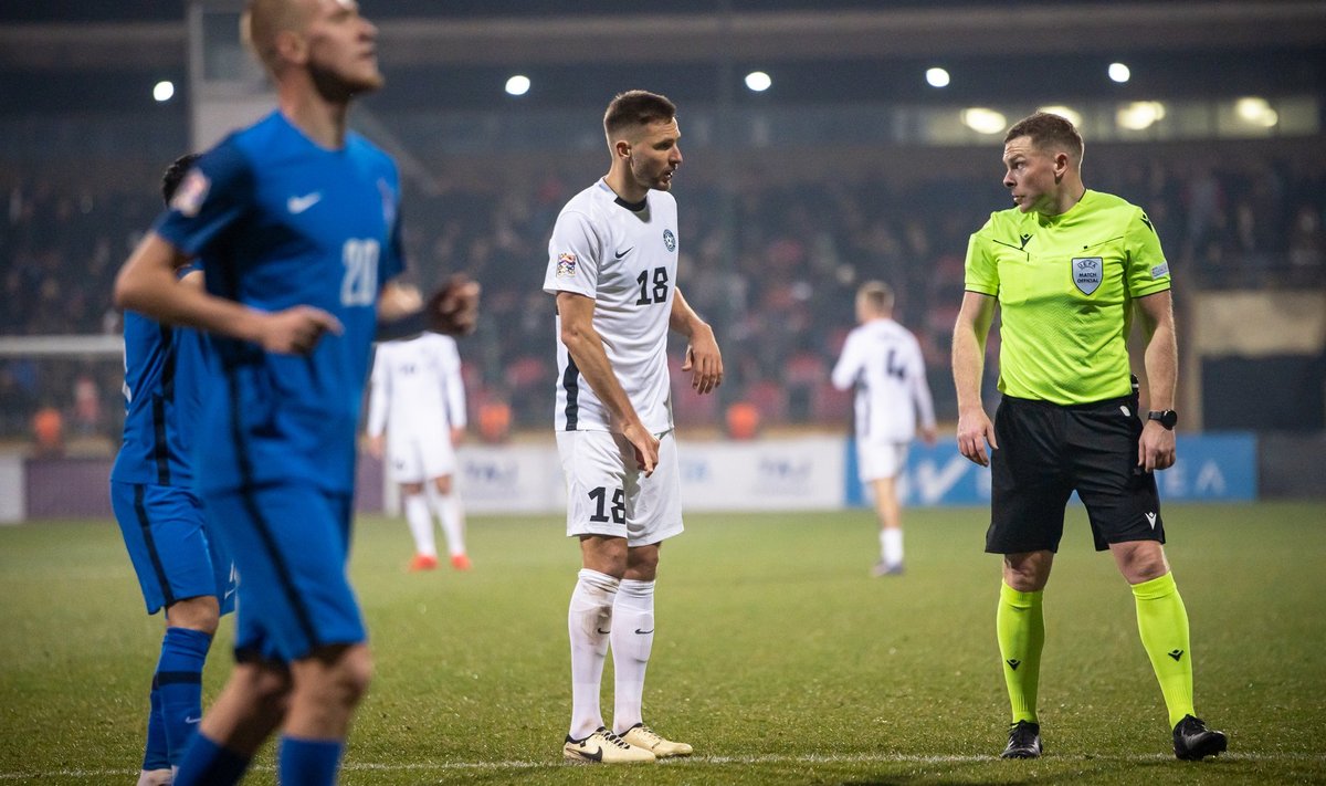 Karol Mets ohjas Aserbaidžaani kaitsjaid 90 minutit.