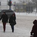 FOTOD: Tuisune päev Tallinnas - raskeim jalakäijatele