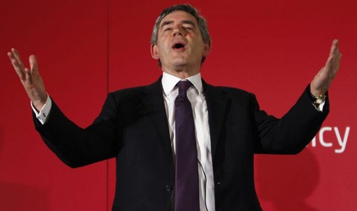 Briti peaminister Gordon Brown.