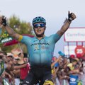 Vuelta viienda etapi võitis võimsa soolo teinud kasahh, Taaramäe teises sajas