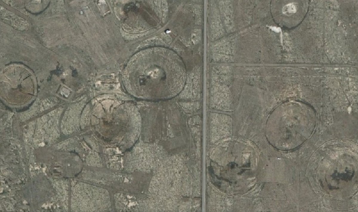 Nevada testiala kraatrid. maps.google.com